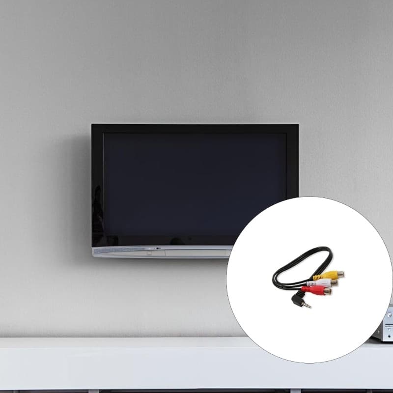 RUN Ângulo Direito 3 5mm A 3RCA Áudio 1 8 Polegadas TRRS Para 3RCA Fêmea Dispositivos E Telas Home Thea