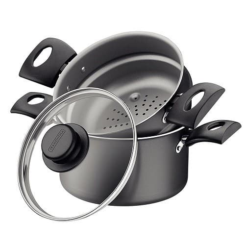 CUSCUZEIRO TRAMONTINA TURIM 16CM CHUMBO