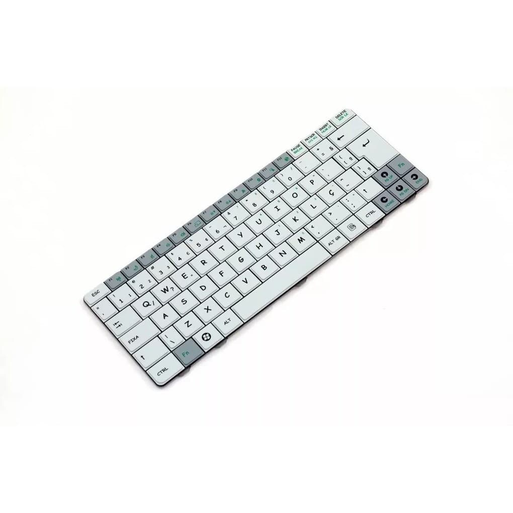 Teclado Positivo Mobo S7 Original 82b382-fa5216 Abnt2 Cinza