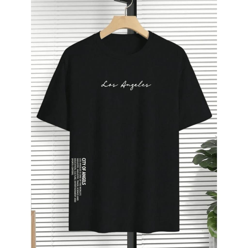 Camiseta Masculina Los Angeles Lançamento 100% Algodão