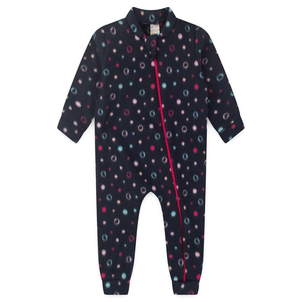 Macacão Bolas Corações - Soft Bebê - Menina
