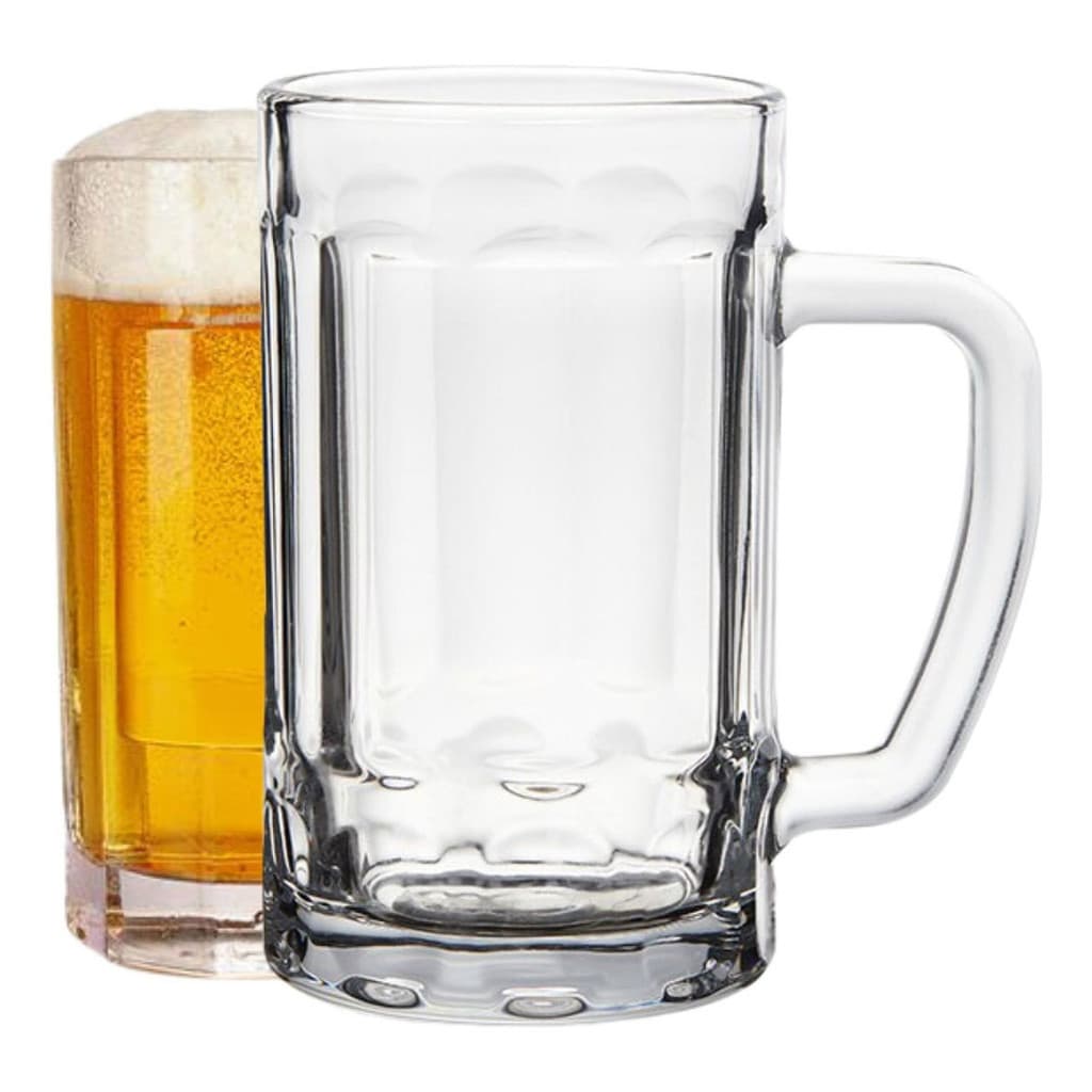 12 Canecas De Chopp Cerveja Vidro 300ml Bar Restaurante