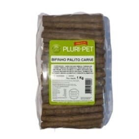 KIT 03 UNID - Bifinho Macio Palito - PLURI-PET - Sabor Carne e Frango - 1 Kg