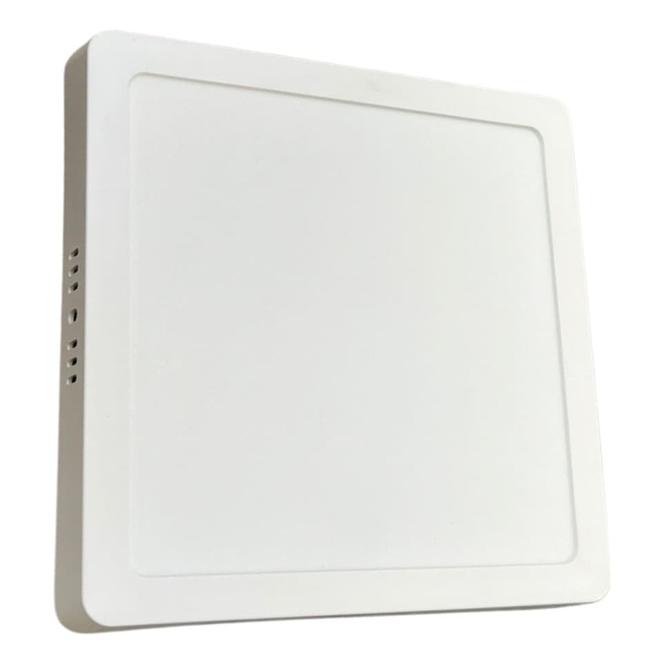 Painel Plafon Luminária Led Sobrepor 40w 40x40 Quadrado Branco Frio