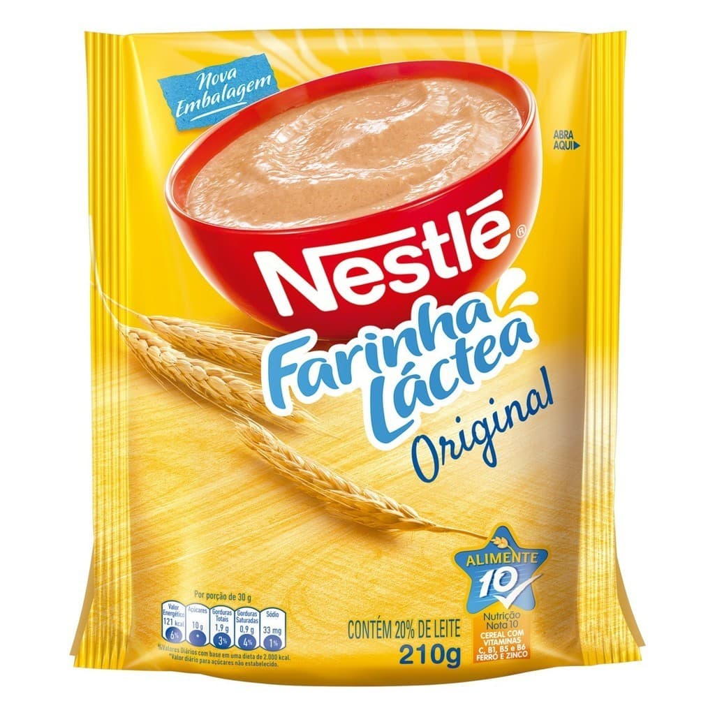 Farinha Láctea Original Nestlé Pacote 210g