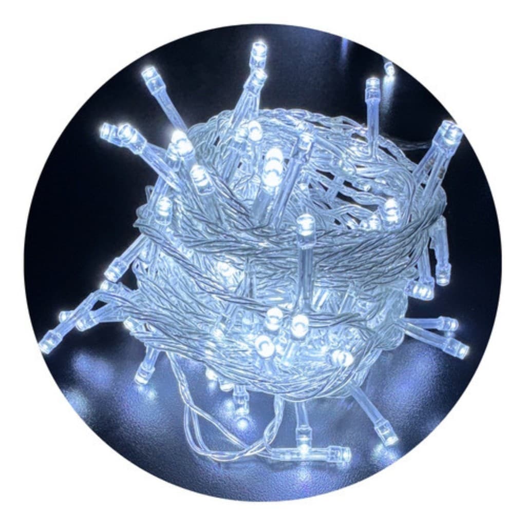 Pisca Pisca Natal 300 Led 30m Transparente 110/220 8 Funções