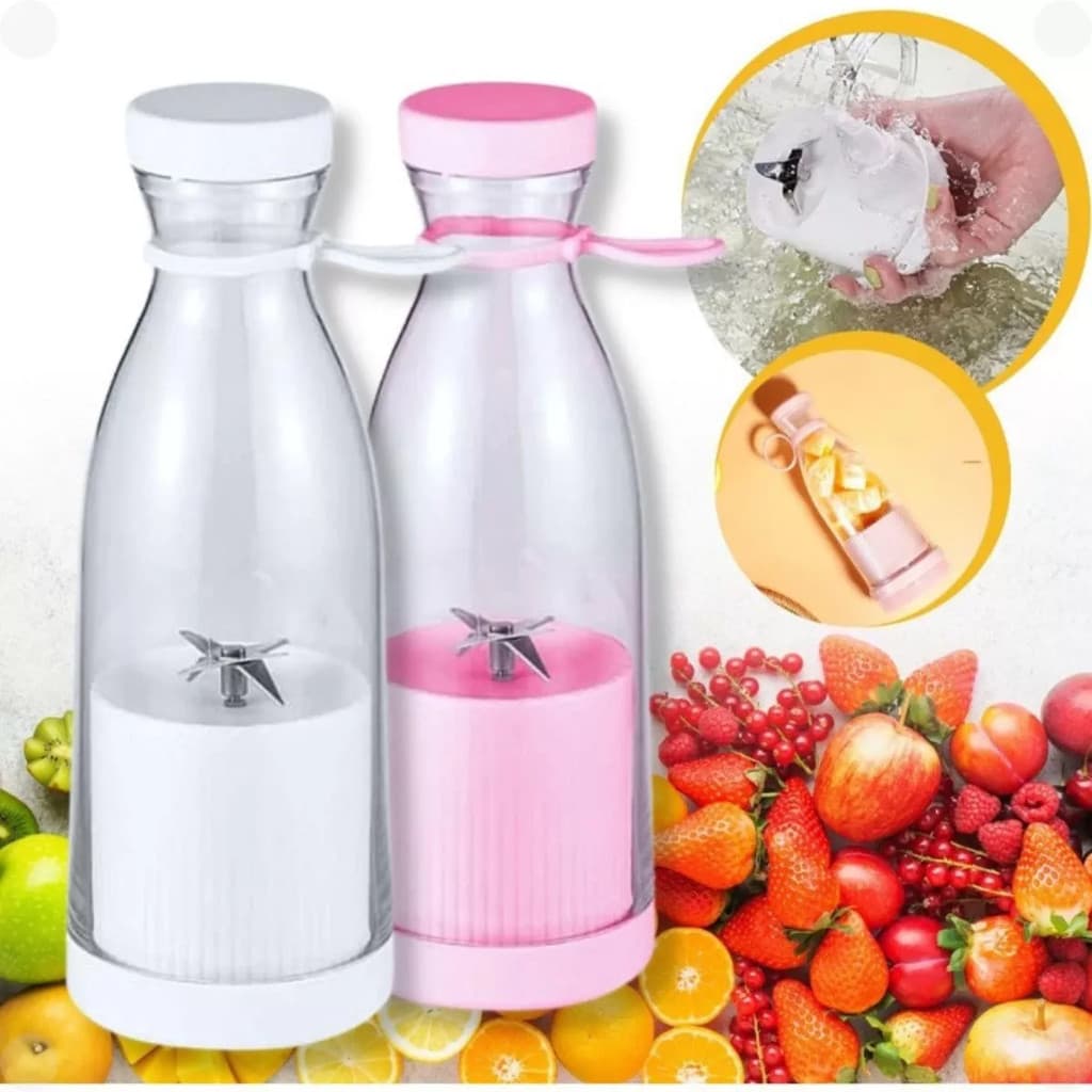 Mini Liquidificador Portátil Mixer Shake Suco 420ml Premium