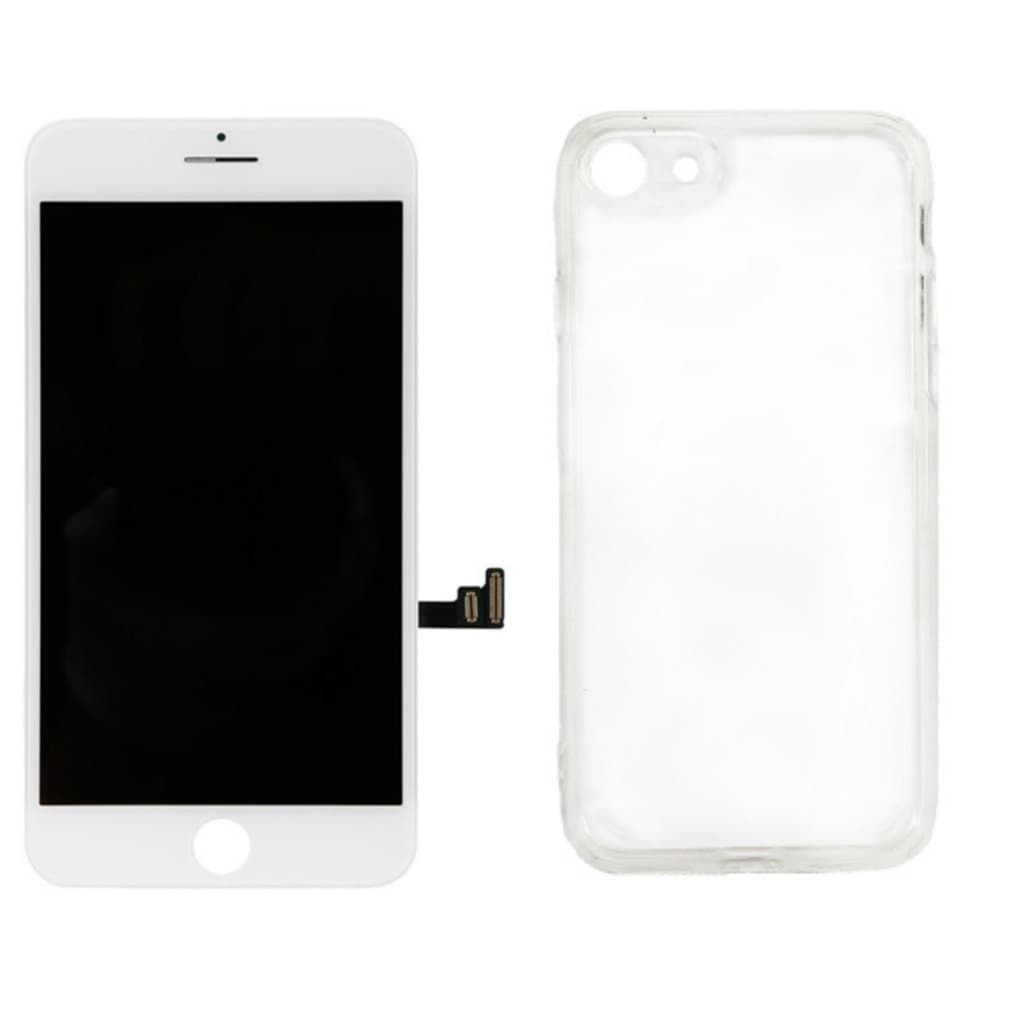 Tela Lcd Touch Para iPhone 7 7g Branco + Capa Acrílico