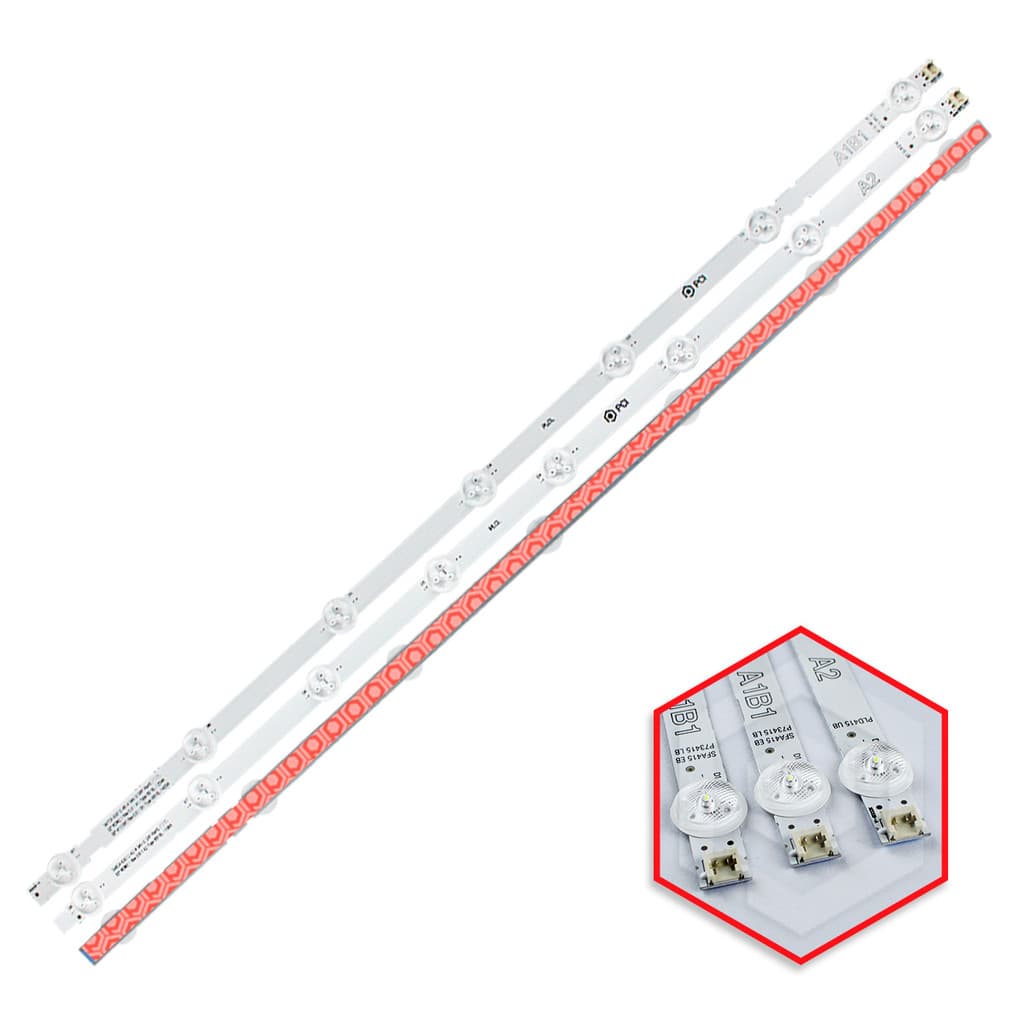 Kit Barras Led 32LN5400 32LN540B 32LN5700 32LA6200 A2 A1 A1