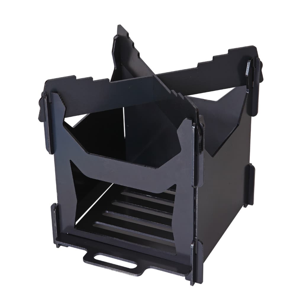 Fogareiro Portátil A Lenha Compacto em Aço Carbono Mini Camper Capincho 08000506