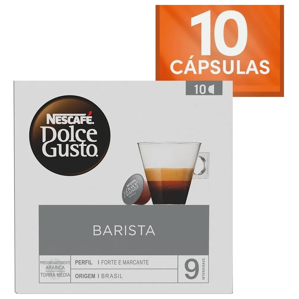 Cápsulas Dolce Gusto Espresso Barista 10 Un - Caixa