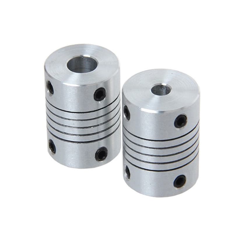 2 Peças Motor De Passo Liga De Alumínio Eixo Z Acoplamento Flexível Acoplamentos De 5x8x25mm 5mm * 8mm * 25mm