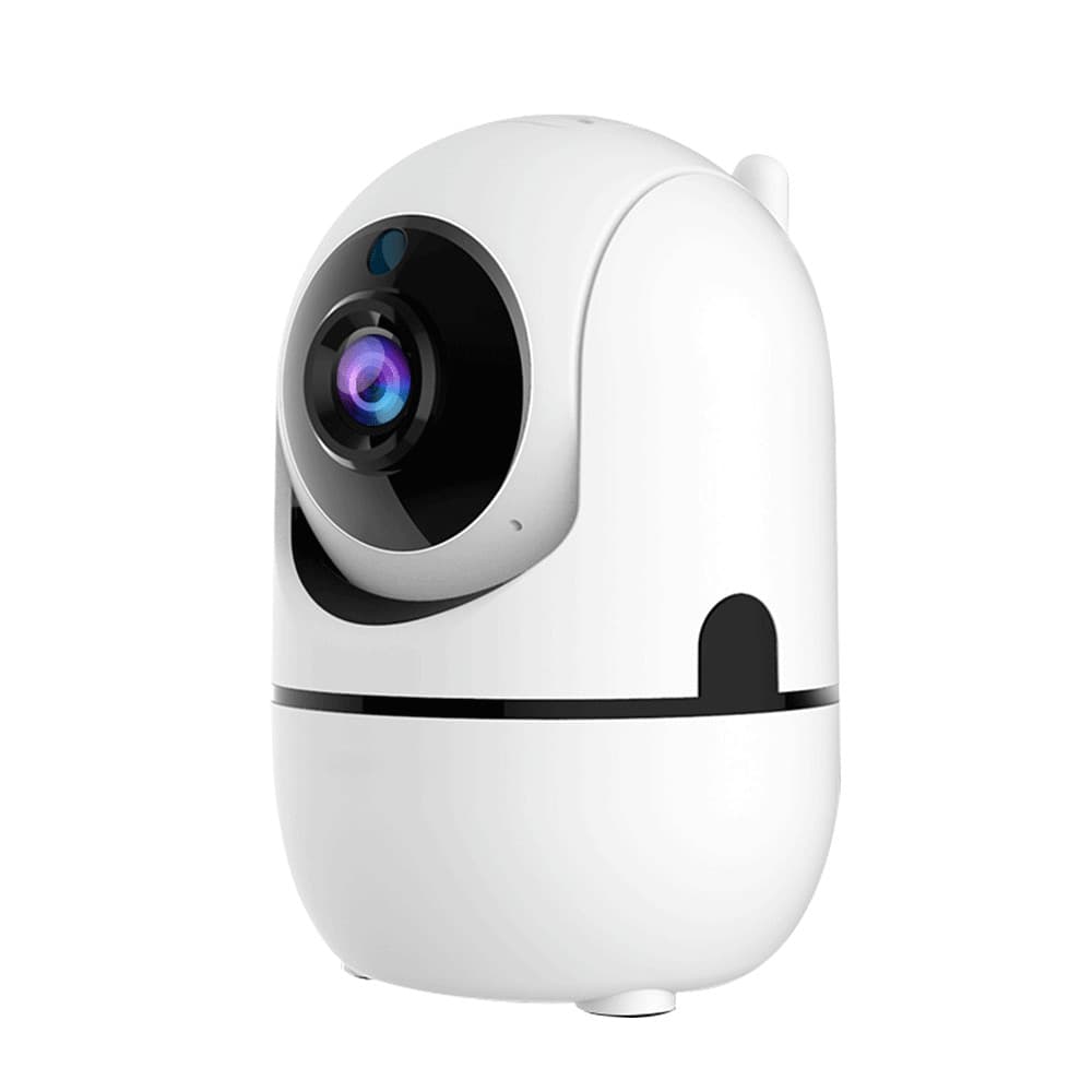 Kit 2 Mini Camera Robô Ip Wifi Hd Onvif Auto Tracking