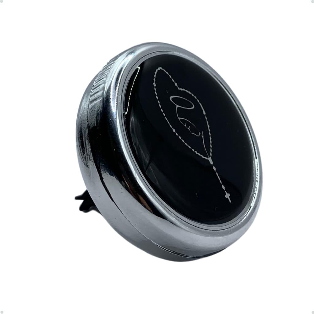 Cheirinho Aromatizante Odorizador Automotivo Carro Terço Perfume Premium Importado Prata