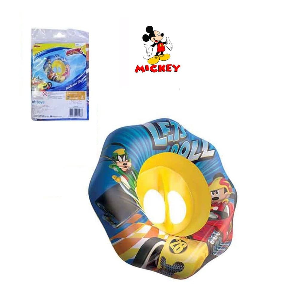 Boia Circular com Fralda Inflável Infantil Mickey 56 cm  - Para Até 30 kg