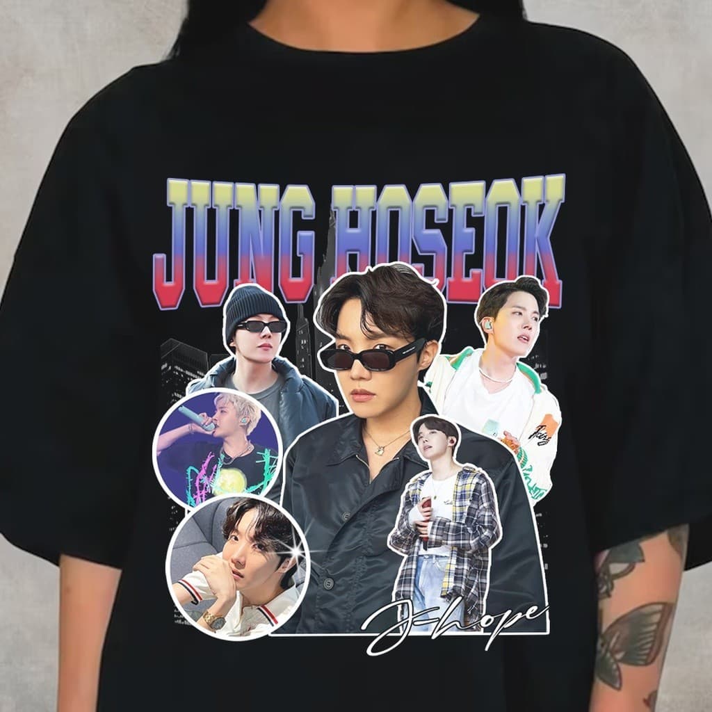 Camiseta T-shirt Camisa Exclusiva Unissex Algodão J Hope Jung Hoseok LANÇAMENTO ENVIO IMEDIATO