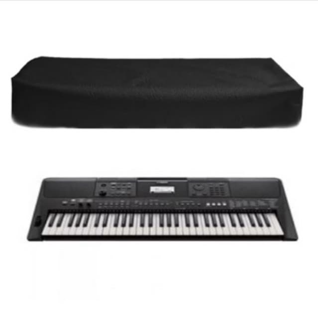 Capa para teclado musical Yamaha PSR 283 preta L 96 A 9 P 36