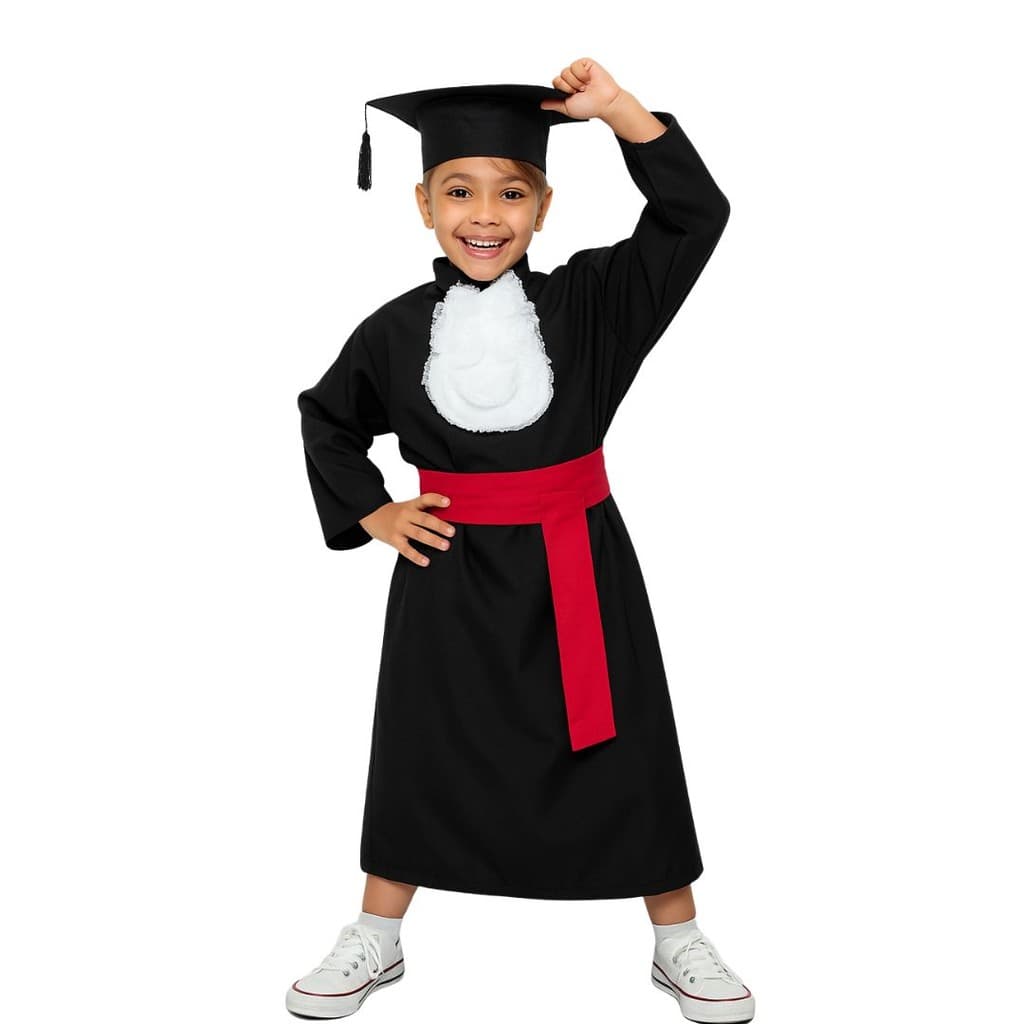 Beca de Formatura Infantil Faixa Vermelha