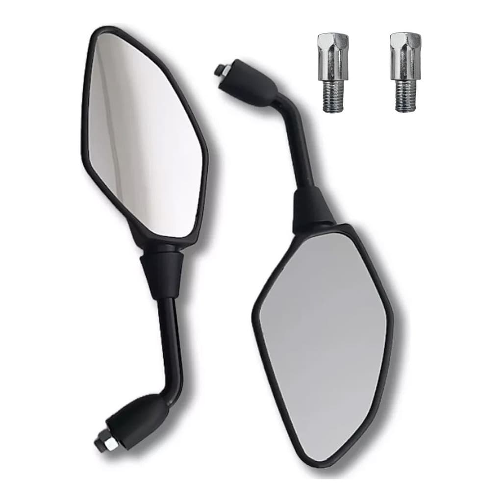 Par Retrovisor Mt 03 Mt03 Mt-03 Espelho Convexo Rosca Honda