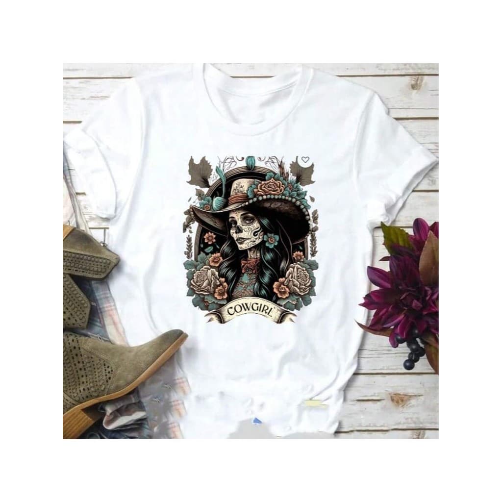 Camiseta Feminina Vaqueira  Azul premium algodao