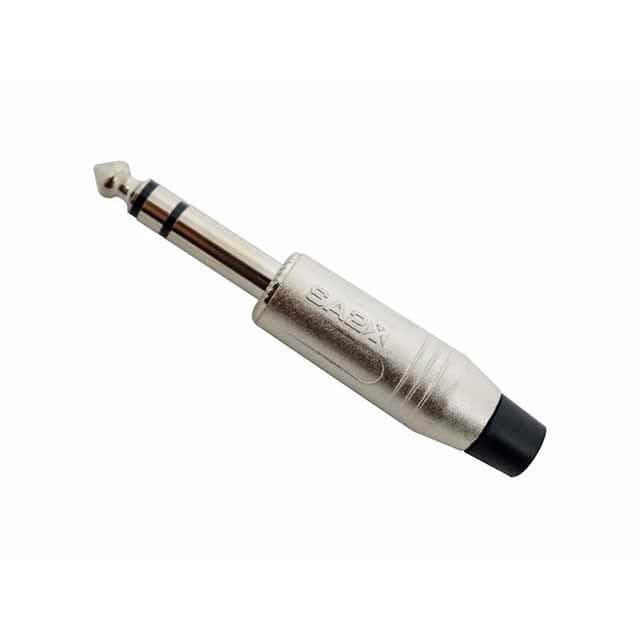 KIT 2 CONECTOR PLUG SANTO ANGELO P10 ESTEREO NIQUELADO SA2X