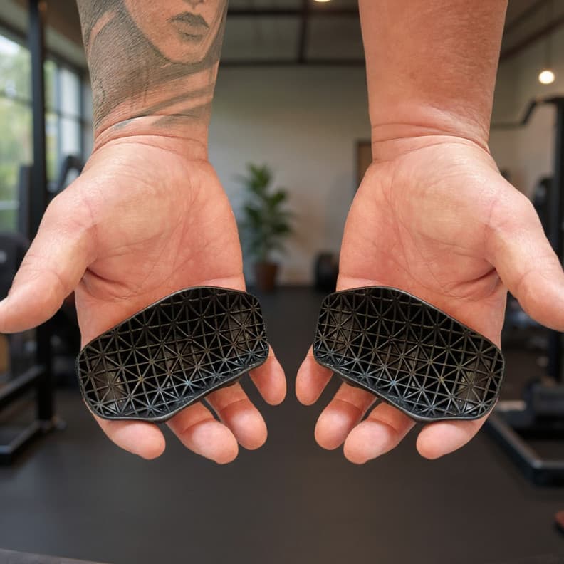 Hand Guard Palmar Academia C/ Passador Entre Os Dedos Confortável Envio Já