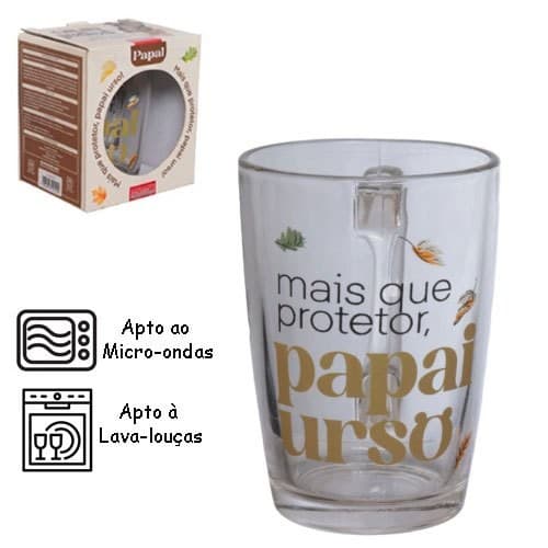 Caneca de Papai Urso 320 ml - Mais que Protetor Papai Urso Homens
