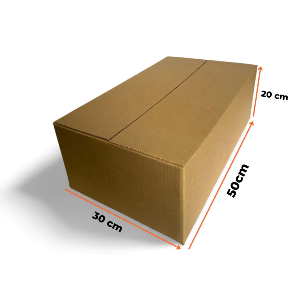 05 Caixas De Papelão 50x30x20 cm Novas Para Embalagem Correios Sedex E-commerce