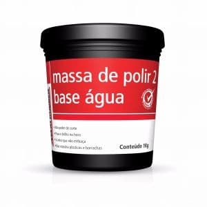 Massa de Polir 2 Base água Maxi Rubber 1KG