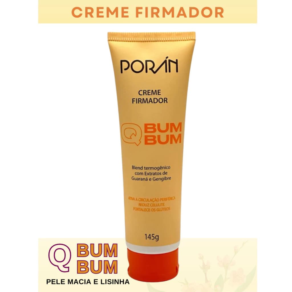 Hidratante Firmador Reduz Celulite Q BumBum Porán 145g