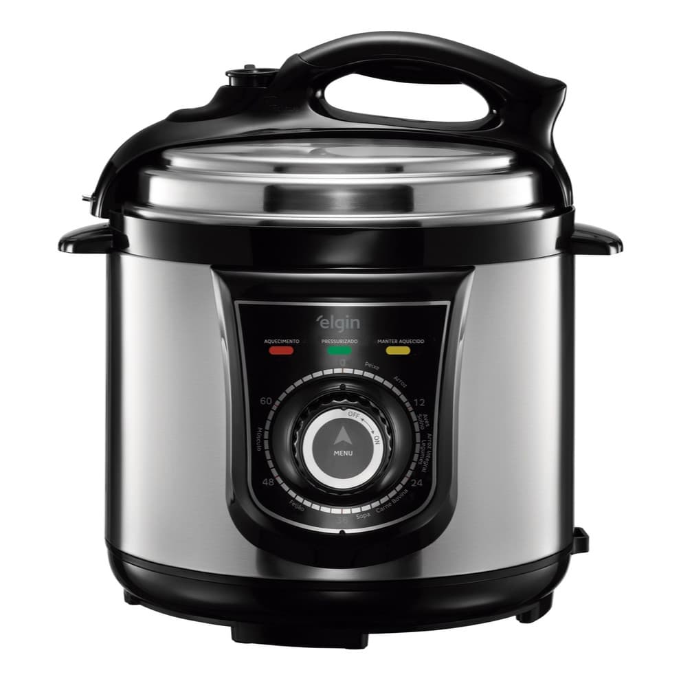 Panela de Pressão Elétrica Elgin PPR 4L 840w Aço Inox