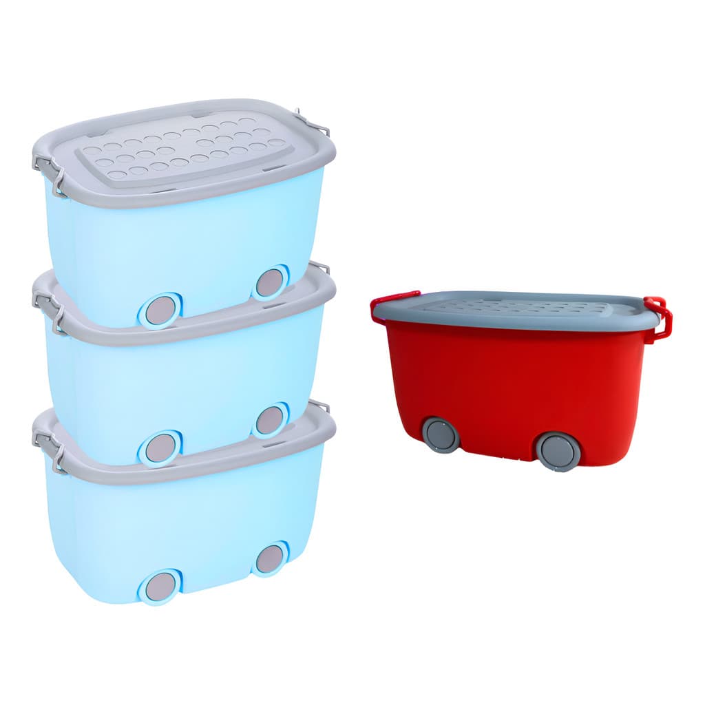 Kit 4 Organizador De Brinquedos Lego Livro Carrinhos 3M E 1P