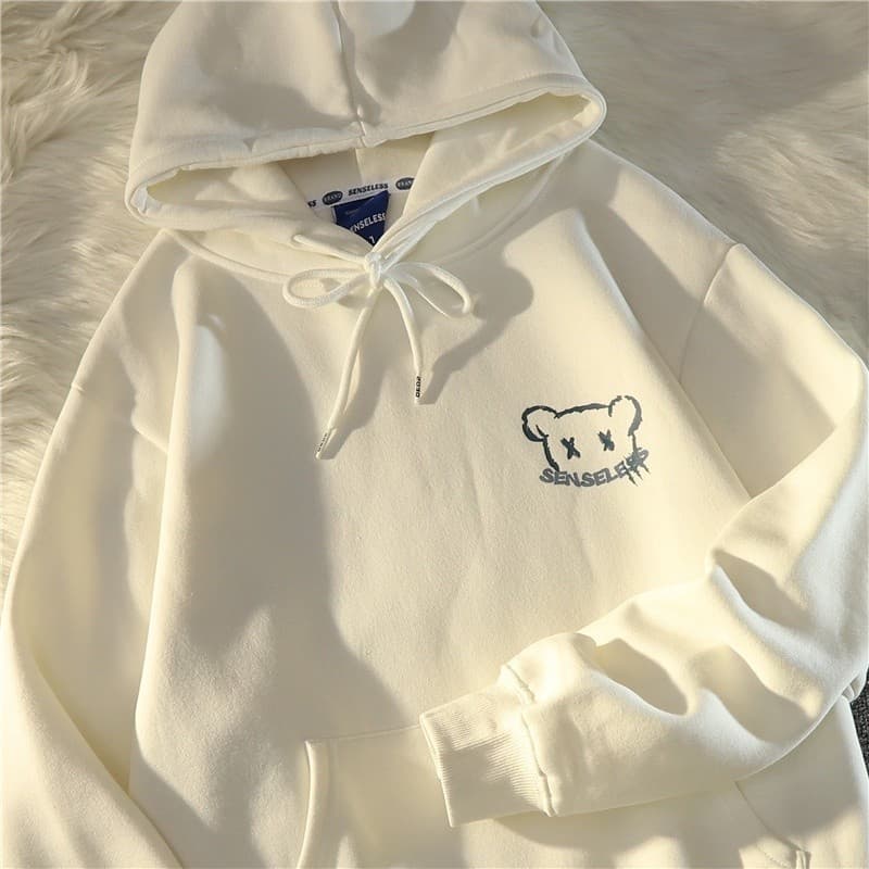 Blusa de Moletom Canguru Básico Unissex Bear City