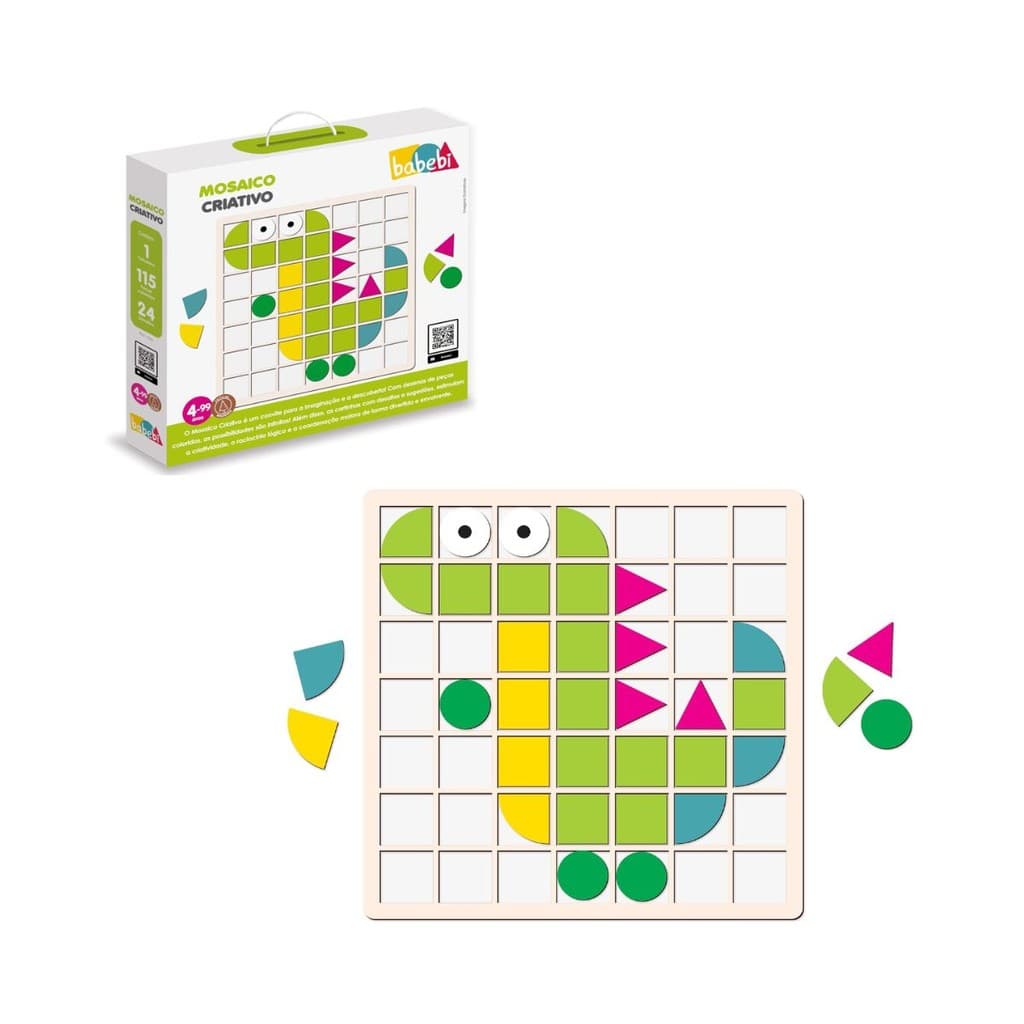 Jogo Mosaico Criativo Babebi