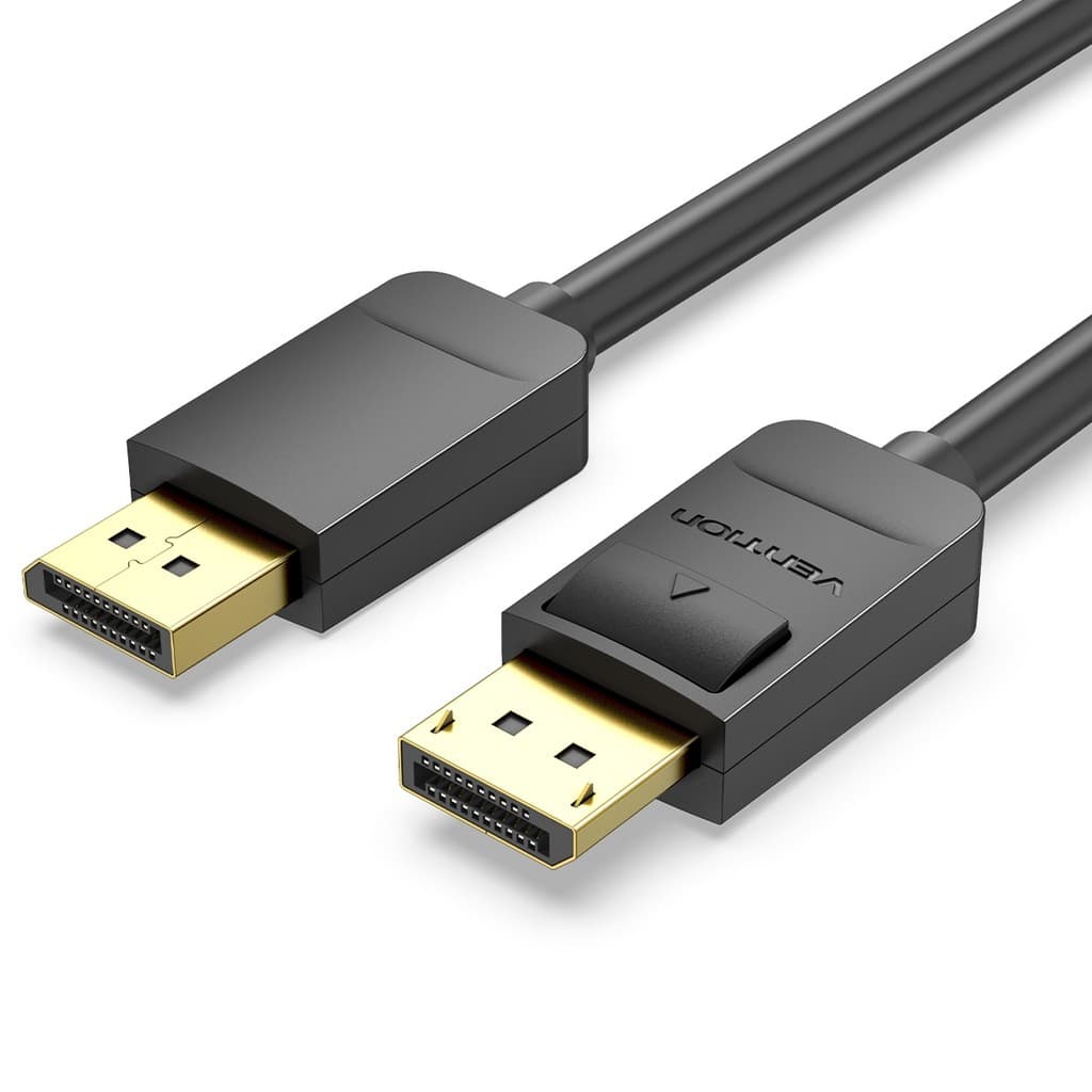Cabo Displayport x Displayport Macho 4K 144Hz 21Gbps 3M