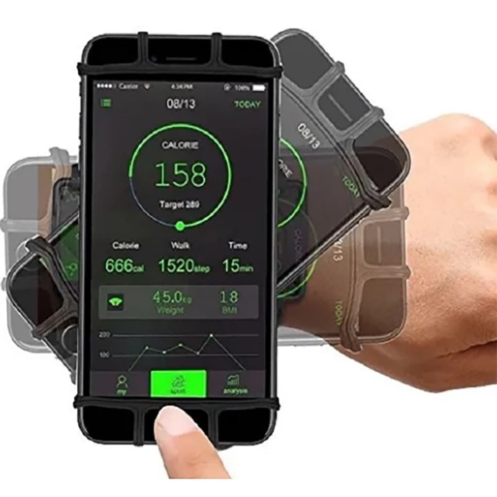 Suporte De Pulso 360 Graus Para Telefone Smartphone Celular