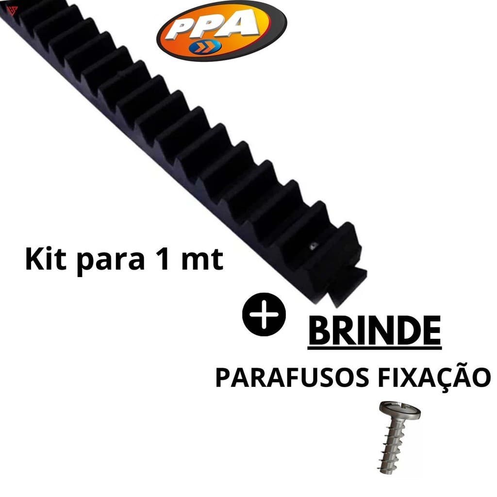 kit 4 Gomos de cremalheira para portão deslizante PPA