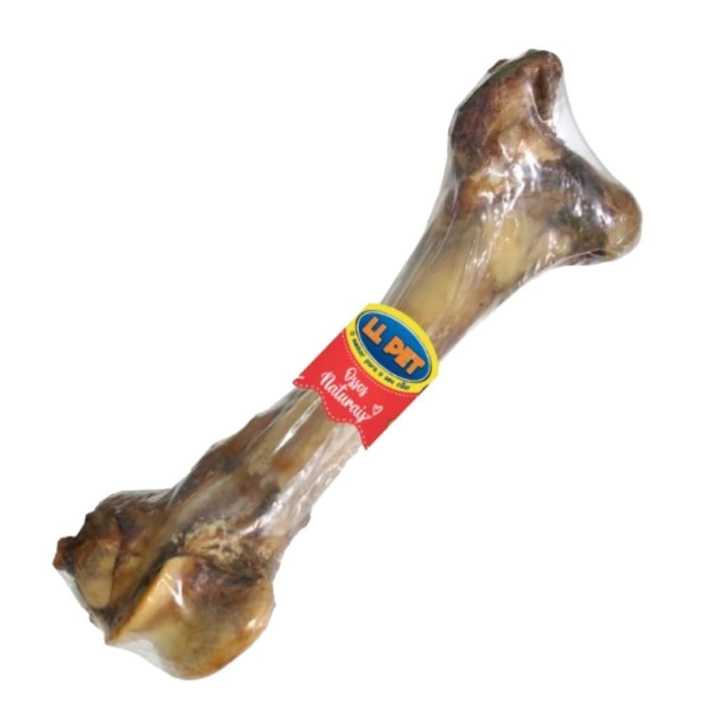 Osso Fêmur Bovino Grande Defumado Petisco Mordedor Natural Para Pet Cães Cachorro