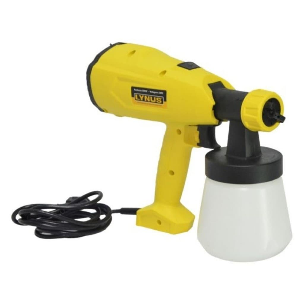 Pistola De Pintura Elétrica Pulverizador PPL-350 220V Pinturas Domésticas e Profissionais - Lynus