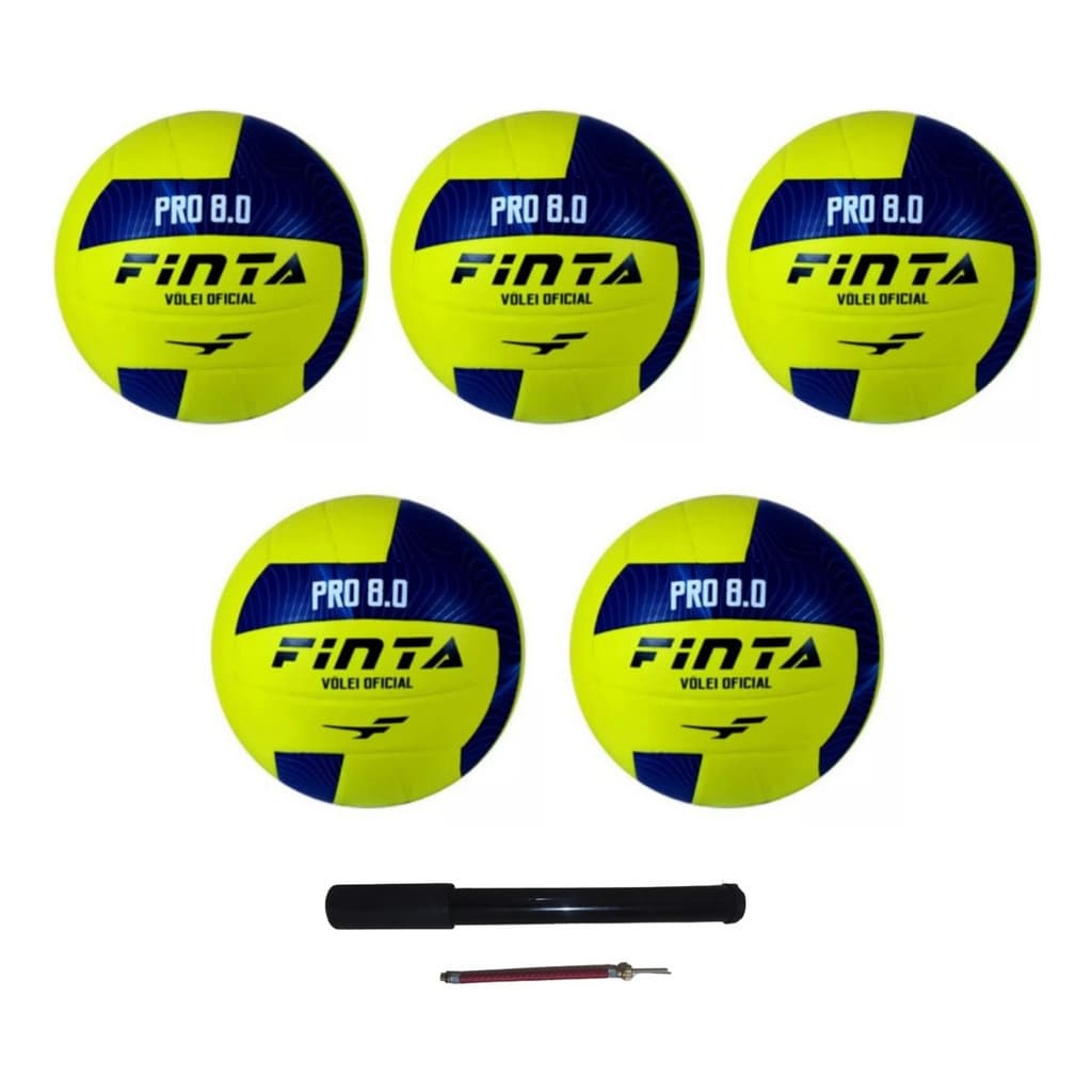 Kit 5 Bola De Vôlei Original Para Treinamento Jogo Oferta