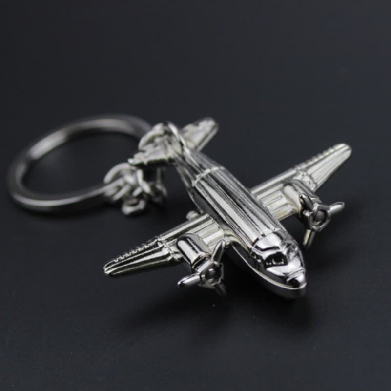 Chaveiro Criativo Modelo 3D De Avião Keychain Marca Novo Metal Exquisite Men's Gift