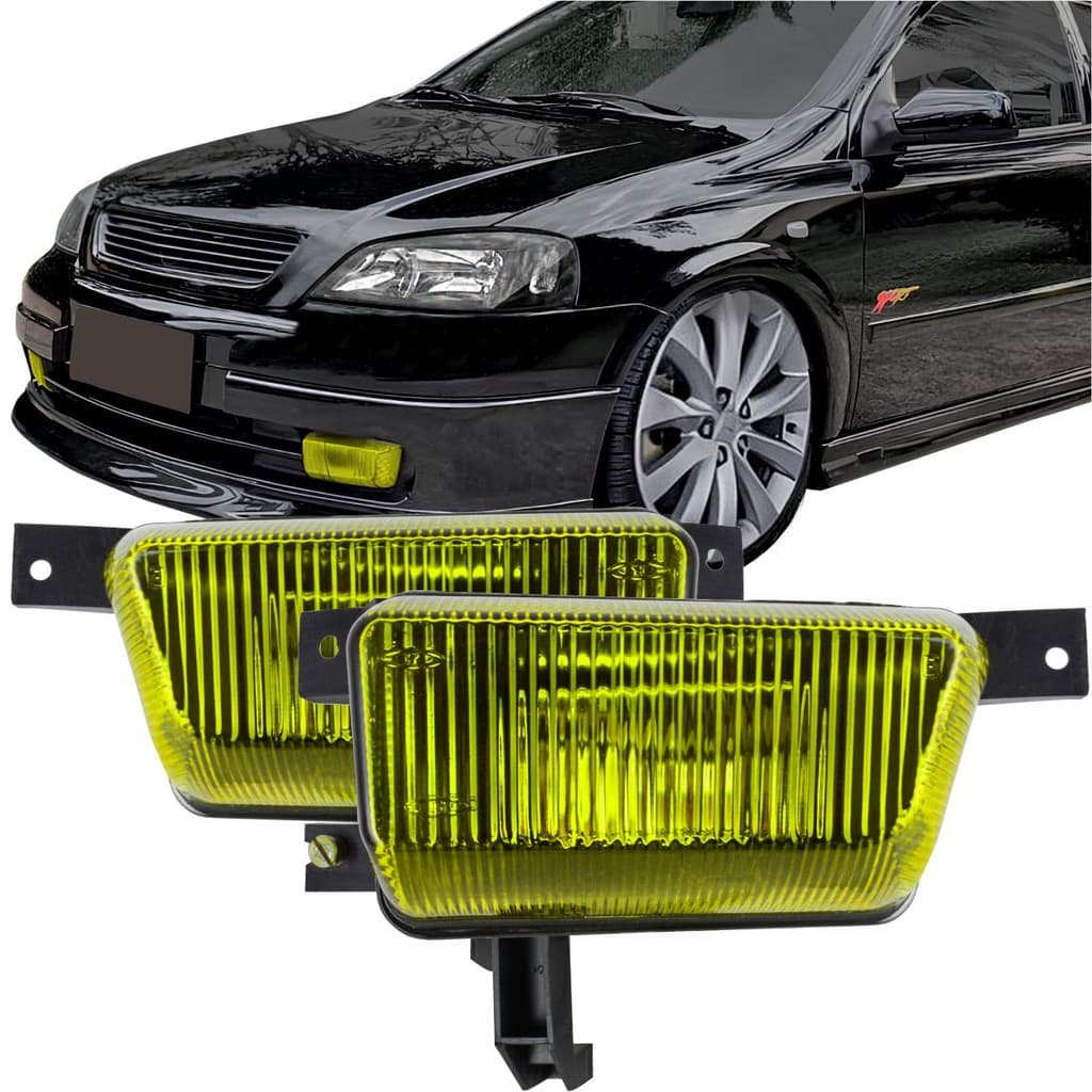 Par Farol Milha Amarelo Astra Hatch Sedan 1998 99 2000 01 2002 Milha Auxiliar Neblina