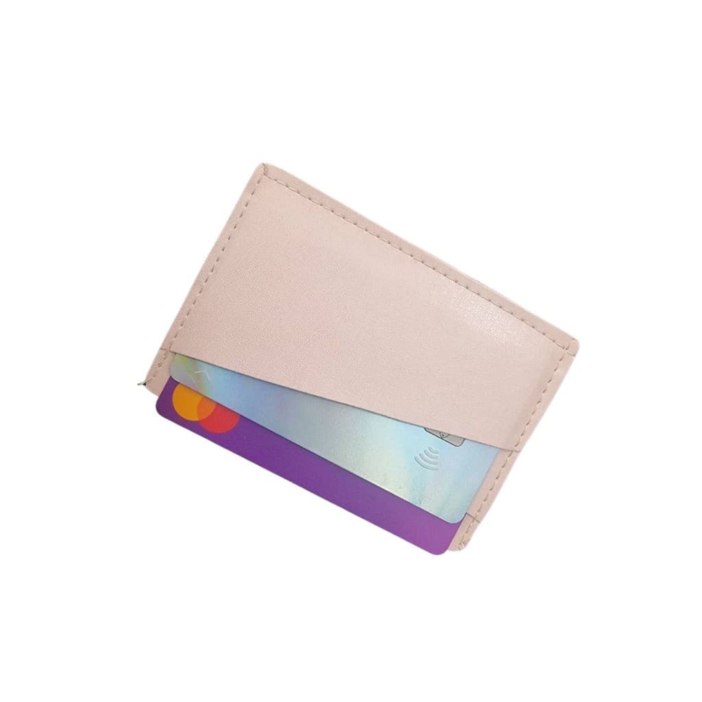 Capa porta cartão de courino com Adesivo Para Celular.