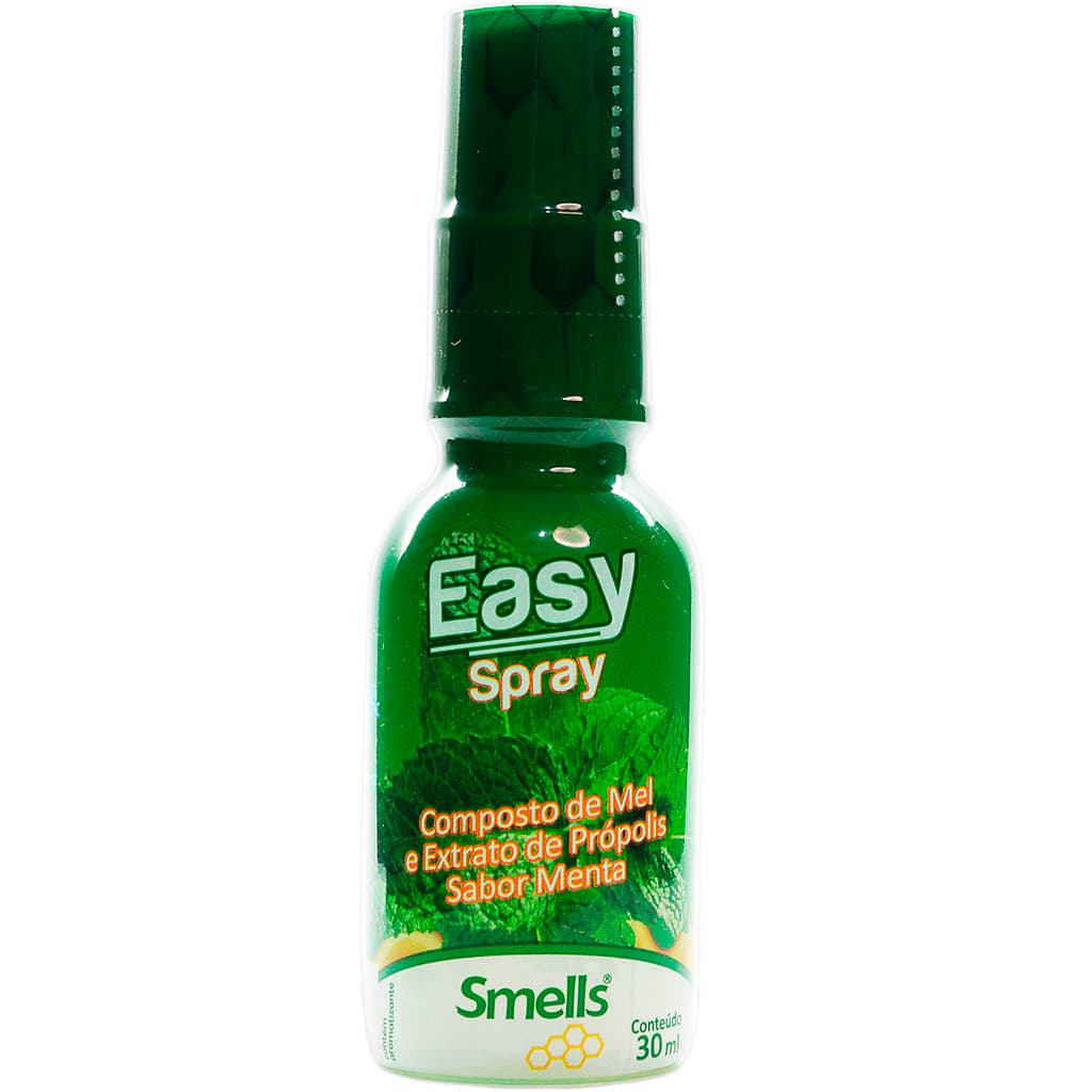 Spray Mel e Própolis Smells Easy 30ml Alívio Garganta Natural Fortalece Imunidade