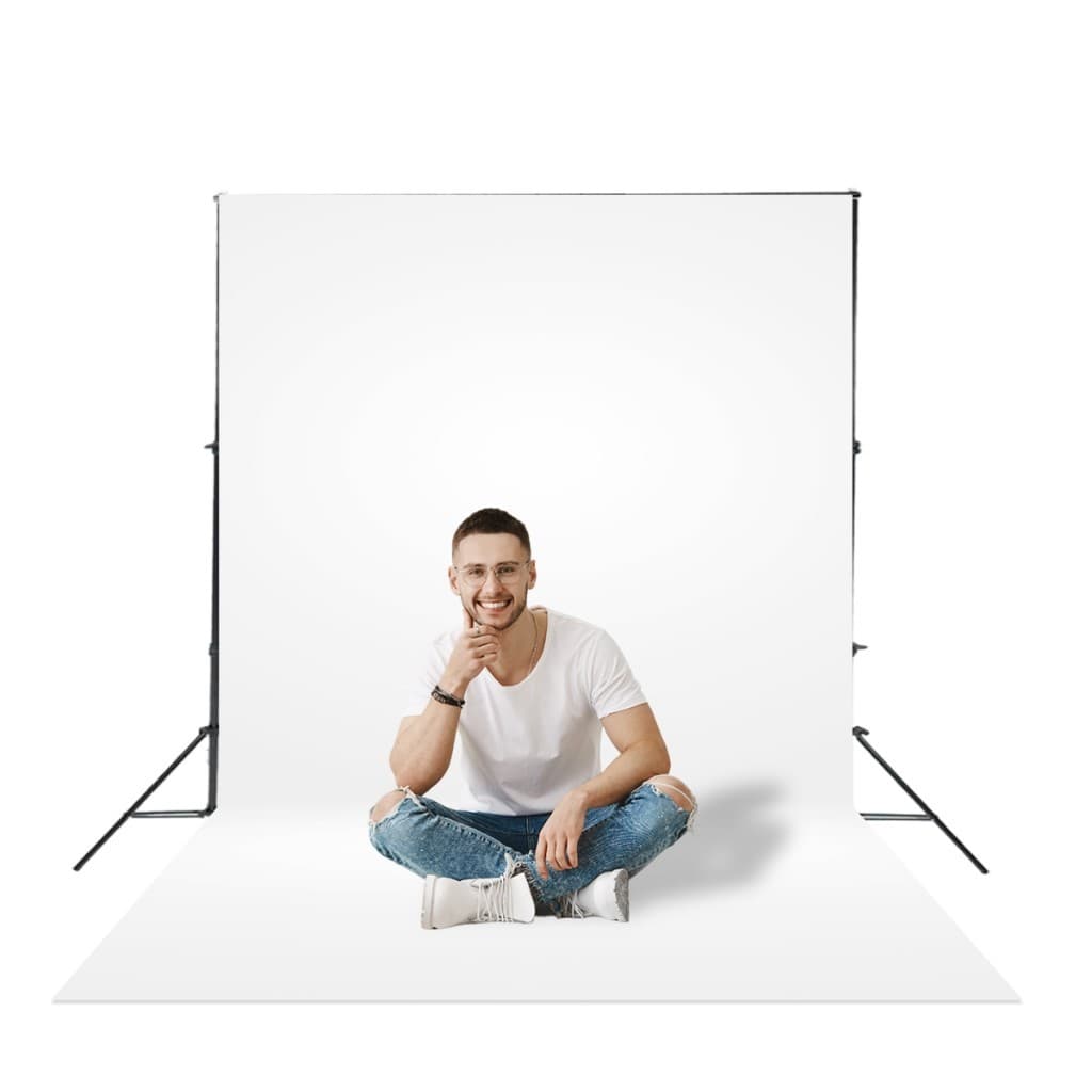 Fundo Fotográfico Infinito Chroma Key Tecido Branco 1,80x2,0m