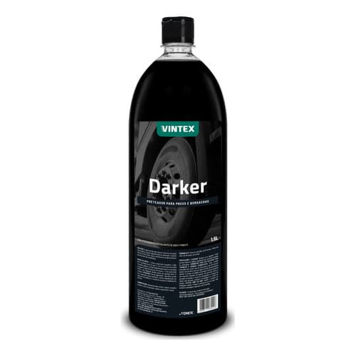 Darker Preteador de Pneus e Borrachas Pretinho Vintex 1,5l Renova Cor Longa Duração