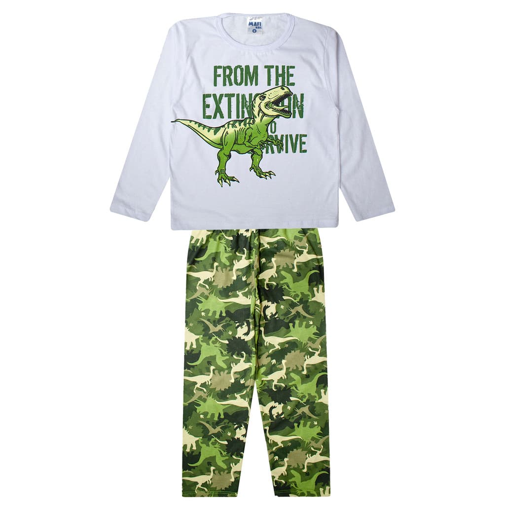 Pijama Infantil Menino Dinossauro