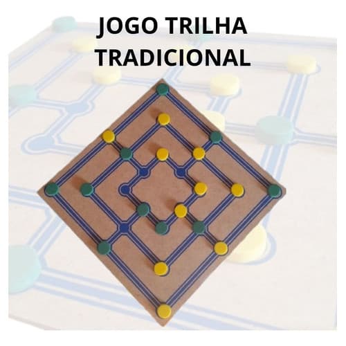 Jogo Da Trilha Tradicional Tabuleiro Peças/ jogos tabuleiro- mesa