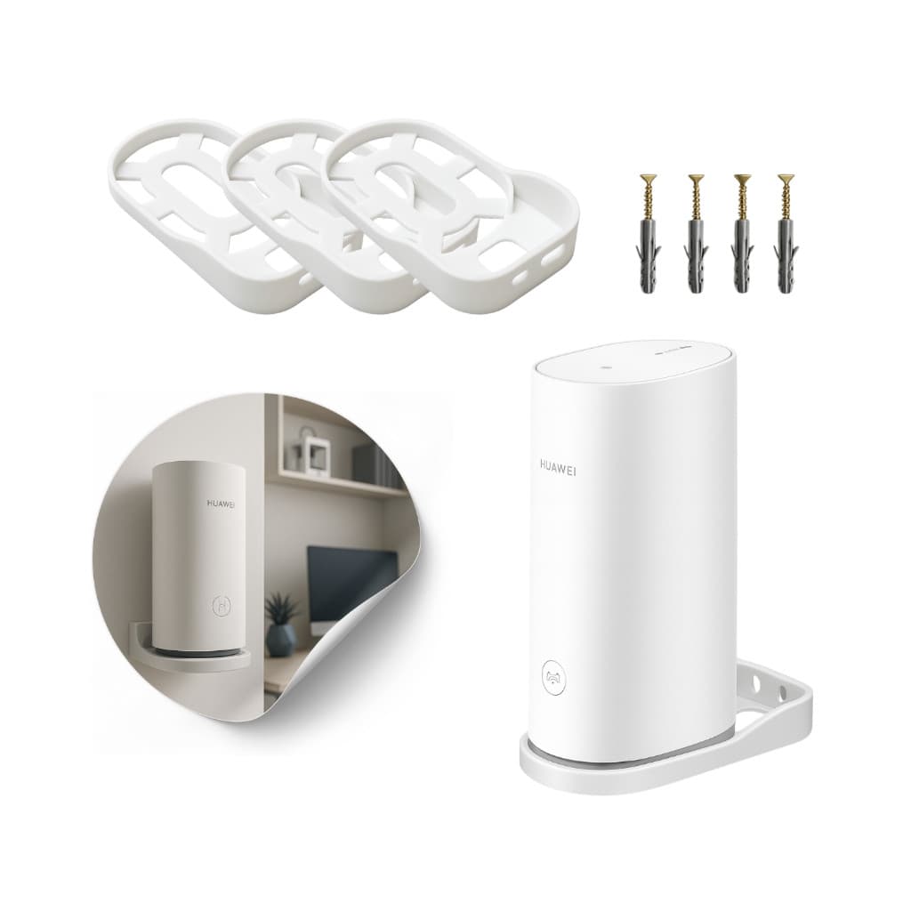 3 Suportes De Parede Para Roteador Huawei Wifi Mesh 3 WS8100