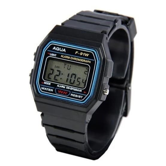 Relogio Original Aqua AQ-81 aml prova dagua classic digital elegante